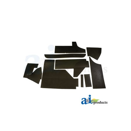 Cab Upholstery Kit, Black 40.5 X30 X4